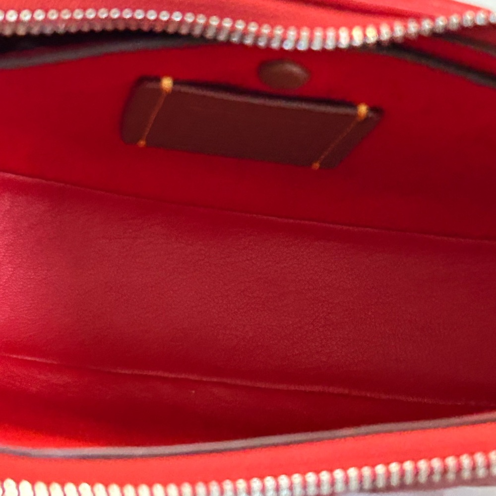 Coach Mira Quilted Red Apple with Heart Strap - Picture 7 of 9